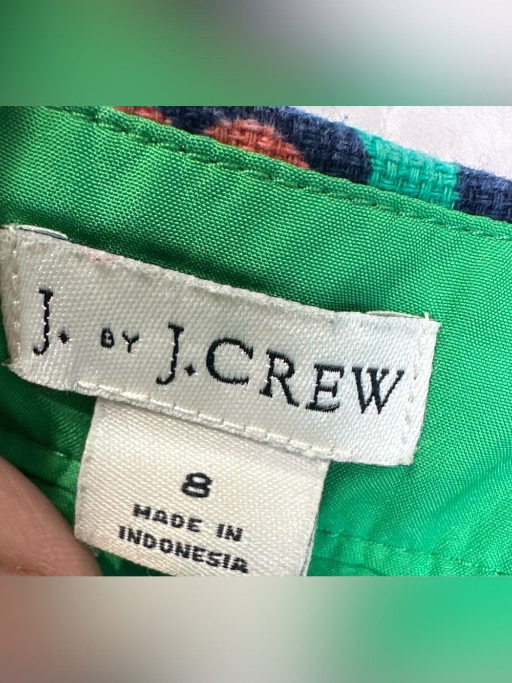 J. by J.Crew Women's A Line Skirt Green Floral Pencil Size
8 Lined 100% Cotton - Picture 8 of 14